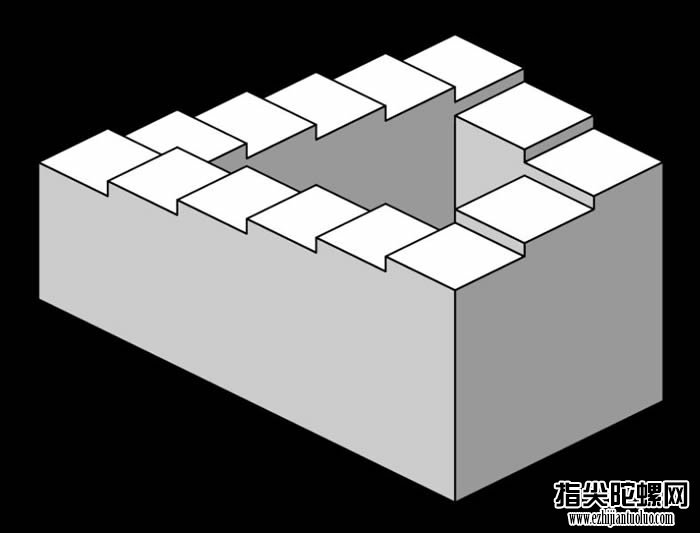 美国罗彻斯特理工学院竟然有座楼梯将“潘洛斯阶梯”这个空间幻象实践打造出来？