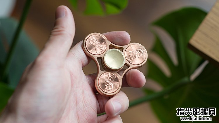 三叶美分指尖陀螺 tri-spinner US Cents