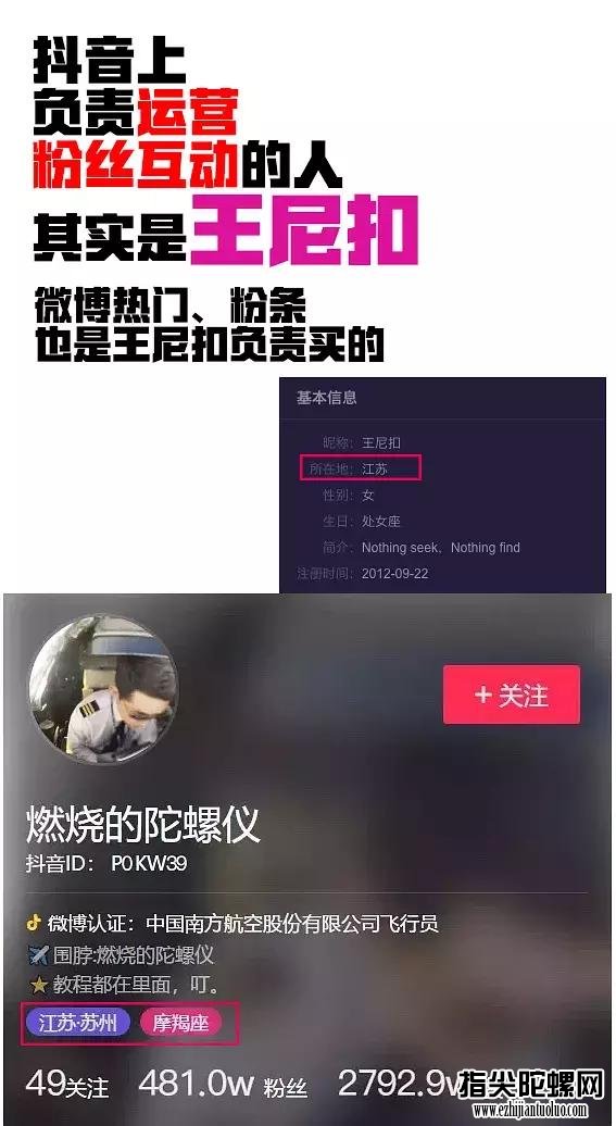 抖音“燃烧的陀螺仪”样貌遭扒惊呆网友,那么爱装怪不得不敢露脸